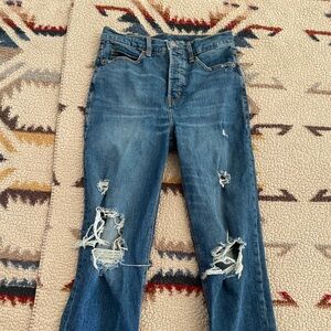 Old Navy Extra high rise, sky hi straight